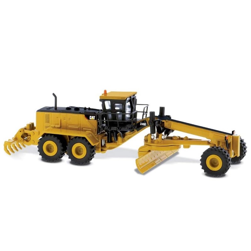 Diecast Masters 1:125 Caterpillar 24M Motor Grader, Elite Series Cat Truck | Scale Model Collectible Construction Trucks Truck, 85539 - Image 1